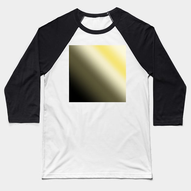 Gold black Gradient color Baseball T-Shirt by Grafititee